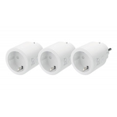Fjernbetjeningsafbrydere - Deltaco Smart Home Plug med WiFi och timer 3-pack
