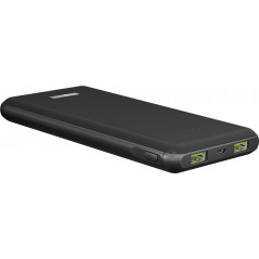 Portable batterier - Hurtig opladning PowerBank 10.000mAh med QI, USB-C PD 18W, QC 3.0