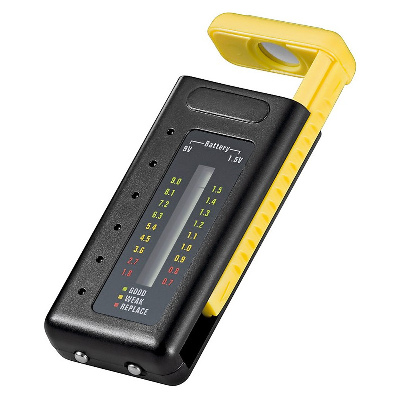 Batterier & batteri tester - Goobay batteritestare med LCD-skärm