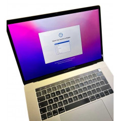 Brugt MacBook Pro - MacBook Pro 15-tum 2019 i7 16GB 256SSD Space Gray (beg med färgmura* och märke)