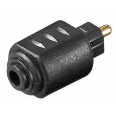 Toslink optisk lydadapter mini-Toslink til Toslink