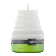 3-i-1 campinglampe med sammenklappeligt design og 4 lysindstillinger
