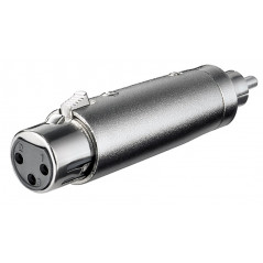 Audioadapter RCA-han til XLR-hun