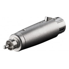 Audioadapter RCA-han til XLR-hun