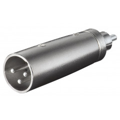 Audio adapter RCA han til XLR han