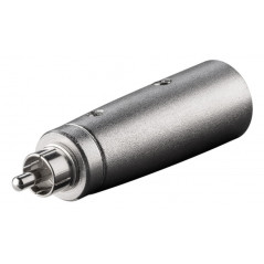 Audio adapter RCA han til XLR han