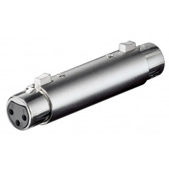 Audioadapter XLR hun til XLR hun