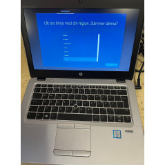 Brugt bærbar computer 13" - HP EliteBook 820 G3 i5 8GB 128SSD (beg med liten skärmdefekt)