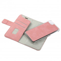 Onsala 2-i-1 magnetisk pungetui til iPhone 6/7/8/SE2/SE3 Dusty Pink