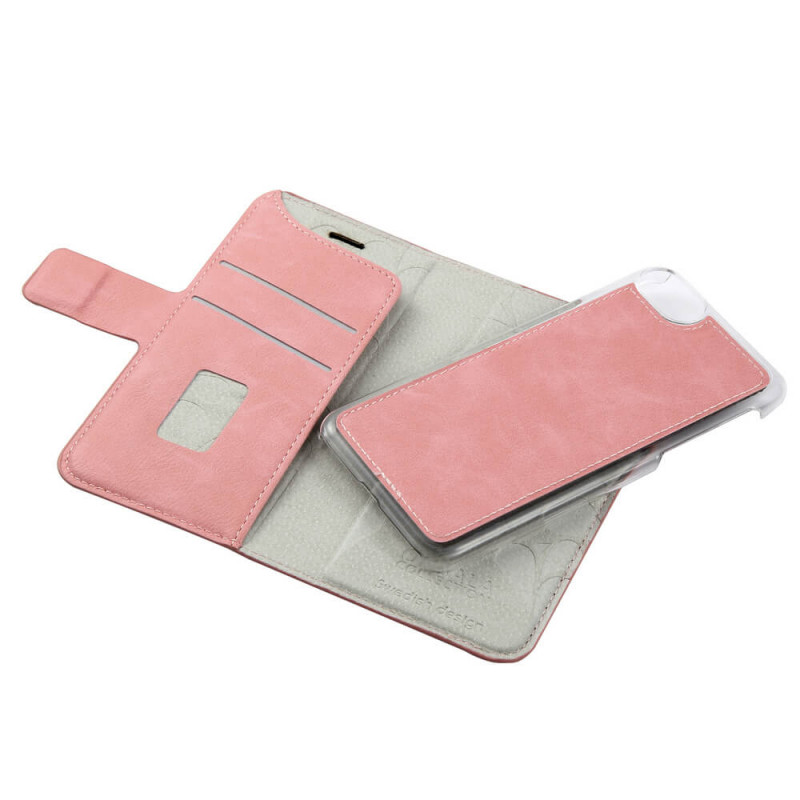 Covers - Onsala 2-i-1 magnetisk pungetui til iPhone 6/7/8/SE2/SE3 Dusty Pink