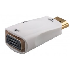 HDMI til VGA-adapter med lydunderstøttelse