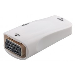 Skærmkabel & skærmadapter - HDMI til VGA-adapter med lydunderstøttelse