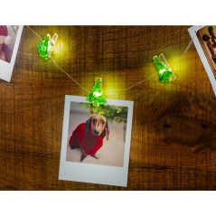 Julepynt og juleudsmykning - Goobay LED-lysstreng med juletræer 140cm med 10 stk. LED\'er