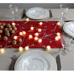Goobay LED-lysstreng med snebolde 3m med 20 stk. LED'er