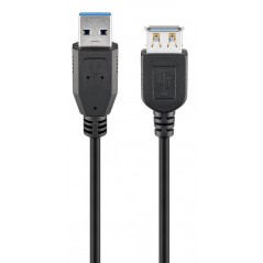 USB 3.0 SuperSpeed-forlængerkabel USB-A (han) til USB-A (hun)