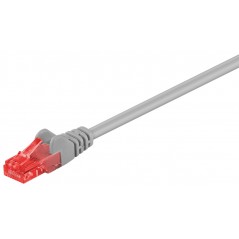 Goobay gråt netværkskabel Cat 6 U/UTP (uskærmet)