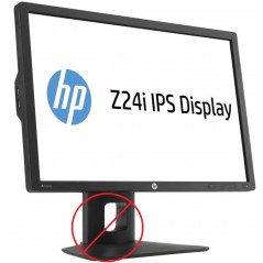 HP 24-tommers Z24i LED-skærm med IPS-panel (brugt uden fod - kan købes separat) (med ridser)