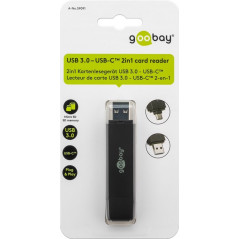 USB-C og USB-A 3.0 hukommelseskortlæser
