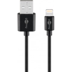 MFI-certificeret lightning-kabel i flere længder, sort