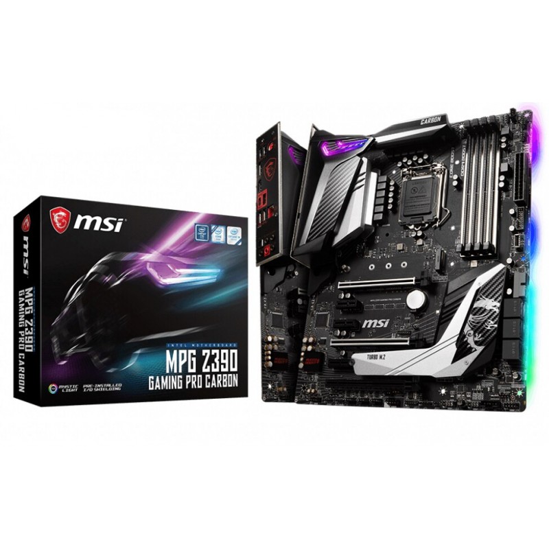 Komponenter - MSI MPG Z390 Gaming Pro Carbon Socket 1151 (Intel 8th/9th gen) ATX-bundkort