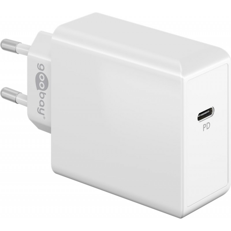 Opladere og kabler - Strømadapter med USB-C PD 65W og hurtig opladning