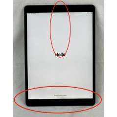 iPad-tablet - iPad Air 3 256GB 4G LTE Space Gray (brugt med linjer af pixels på skærmen)