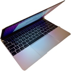Brugt MacBook Air - MacBook 12-tum Mid 2017 m3 8GB 256SSD Silver (beg - läs not)