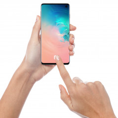 TPU-skærmbeskytter til Samsung Galaxy S10 med fingerprint