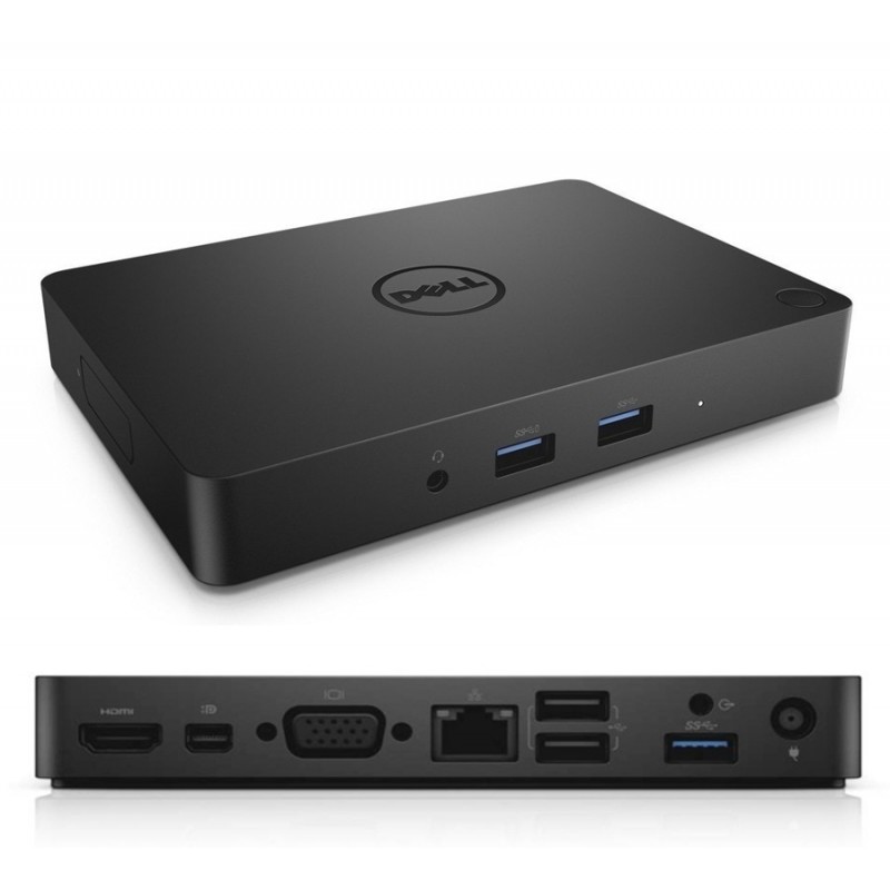 USB-C-dockingstation - Dell USB-C universel dockingstation WD15 / K17A med understøttelse af 2 skærme NO AC (brugt)