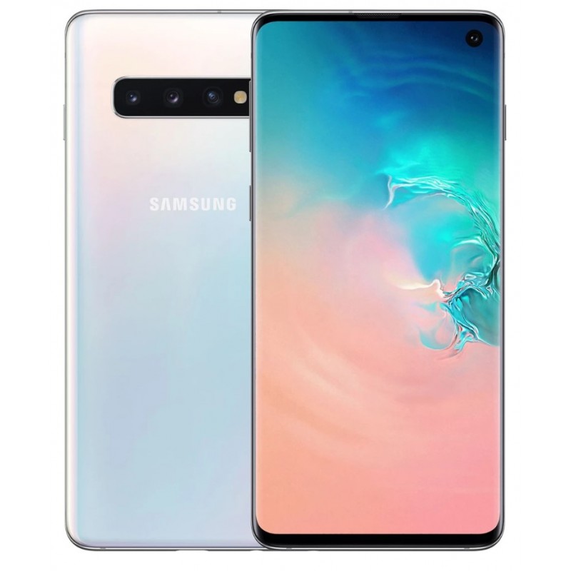 Samsung Galaxy - Samsung Galaxy S10 128GB Dual SIM Prism White (brugt)