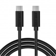2 meter USB-C til USB-C-kabel (USB 2.0) 100W sort