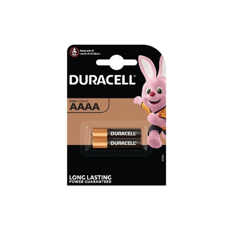 Batteri - Duracell Batteri AAAA (LR61) Long Life + 2-pack