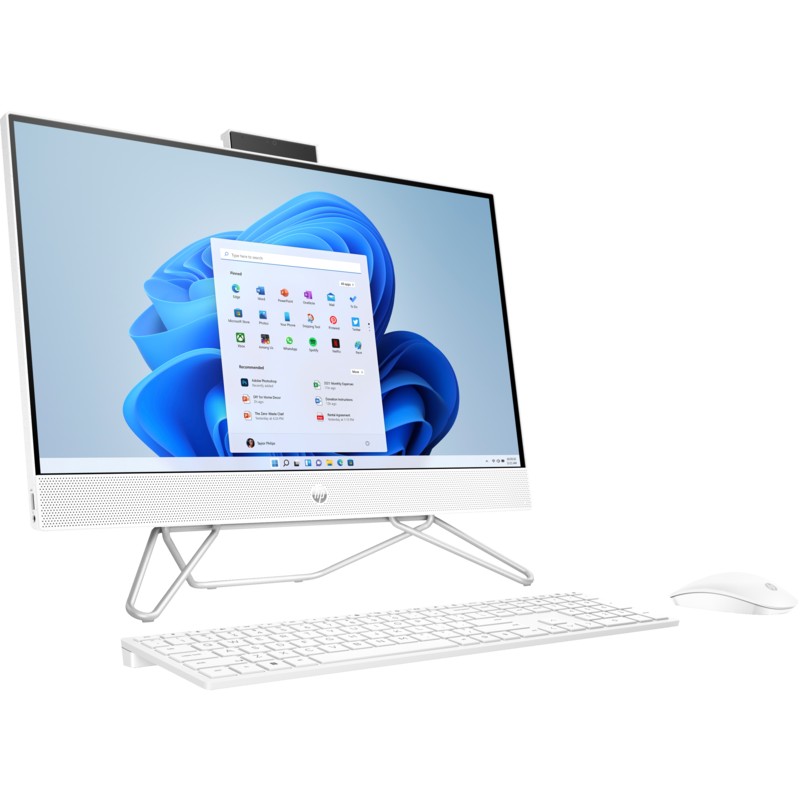Alt-i-én computer - HP All-in-One 24-cb1873no 24" Ryzen 5 8GB 512GB SSD Win 11