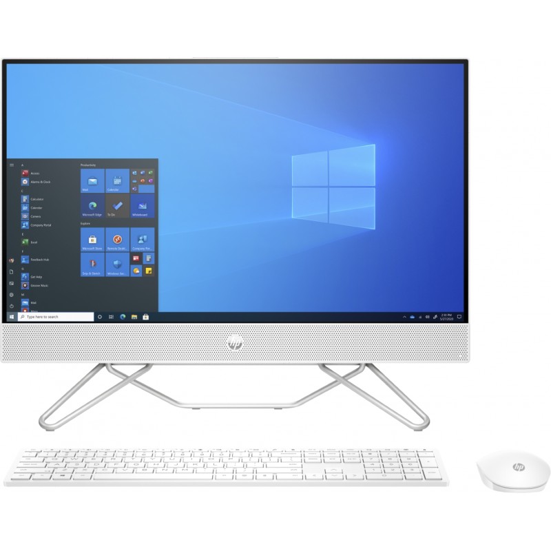Alt-i-én computer - HP All-in-One 24-cb0412no 24" Intel QuadCore 8GB 256GB SSD Win 11
