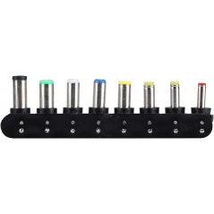 Oplader til bærbar computer - Universal AC-adapter til DC 100-240V til 12V/15V/16V/18V/19V/20V/24V til skærm 96W (6,5 x 4,4 mm)
