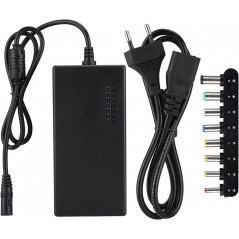 Oplader til bærbar computer - Universal AC-adapter til DC 100-240V til 12V/15V/16V/18V/19V/20V/24V til skærm 96W (6,5 x 4,4 mm)