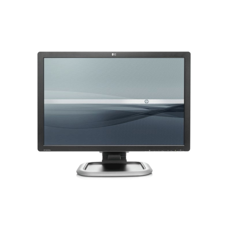 Brugte computerskærme - HP 24" L2445W LCD-skærm med ergonomisk fod (brugt)