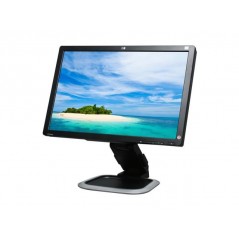 Brugte computerskærme - HP 24" L2445W LCD-skærm med ergonomisk fod (brugt)