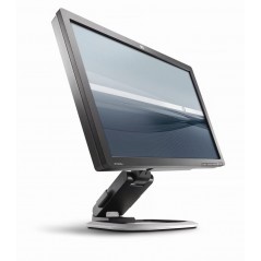 Brugte computerskærme - HP 24" L2445W LCD-skærm med ergonomisk fod (brugt)