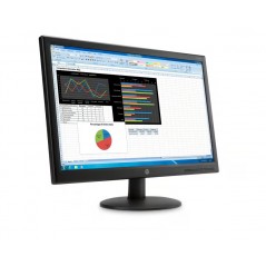 HP V241P 24" LED-skærm med VA-panel (brugt)