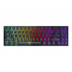 Havit KB496L Kompakt, trådløst, mekanisk RGB-gamingtastatur
