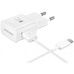 Samsung-vægoplader og USB-C-ladekabel
