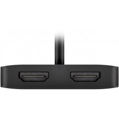 Skærmkabel & skærmadapter - USB-C Multiport-adapter til to skærme 2x HDMI
