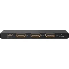 Goobay HDMI-splitter 1-til-2 med understøttelse af 4K ved 60Hz