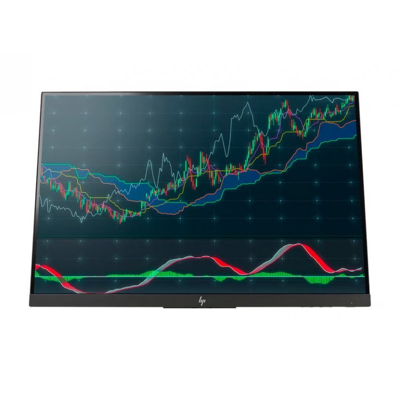 Brugte computerskærme - HP 24-tommer Z24n G2 LED-skærm med IPS-panel (brugt uden fod - kan købes separat)