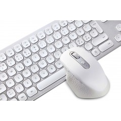 Tastatur & computermus - Andersson KDS 3.5 trådløst tastatur og mus (hvid)