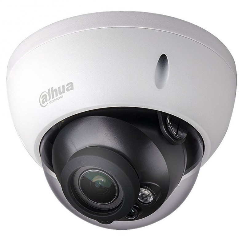 Videokamera - Dahua 4MP overvågningskamera med IR til indendørs og udendørs brug (microSD/LAN)
