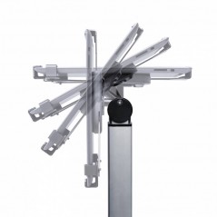 Låsbart gulvstativ til 7", 10", 13" tablets som iPad 2018/2017 (6./5.), Air 1/2 osv.