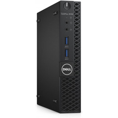Dell OptiPlex 3050 Micro i5 (gen 7) 8GB 256GB W10P med WiFi (brugt)