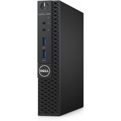 Brugt stationær computer - Dell OptiPlex 3050 Micro i5 (gen 7) 8GB 256GB W10P med WiFi (brugt)